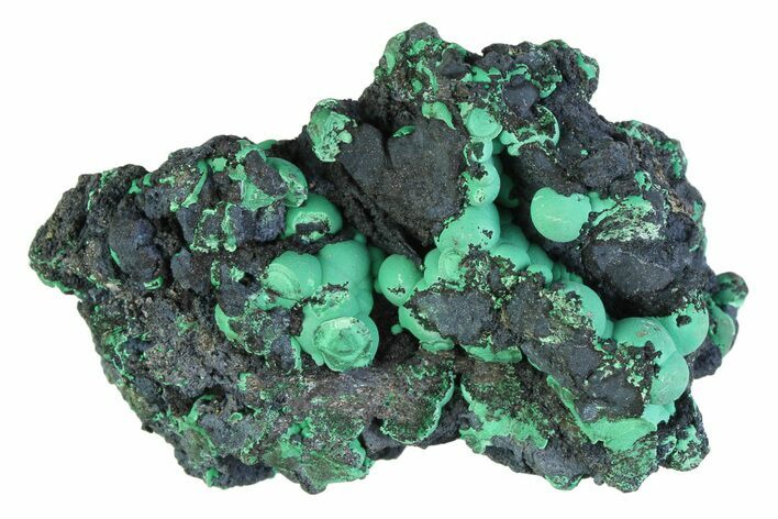 Blue-Green Botryoidal Chrysocolla - Planet Mine, Arizona #358301